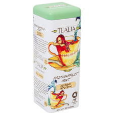 Tealia Passionfruit Mint 15 Pyramid Tea Bags